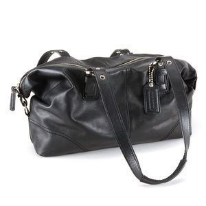 NWT Coach Soho Black Leather Shoulder Bag - Black
